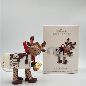 Hallmark Keepsake 2011 Milk Chocolate Cow Christmas Tree Ornament QXG4177